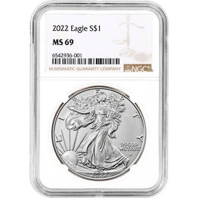 2022 American Silver Eagle - NGC MS69