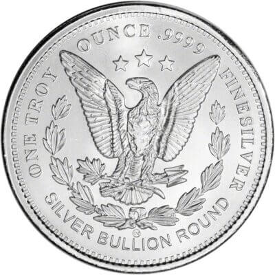 1 oz Silver Round CNT Morgan Design .9999 Fine