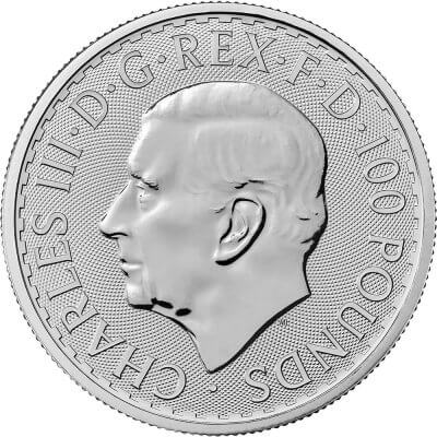 2025 Great Britain Platinum Britannia £100 - 1 oz - BU