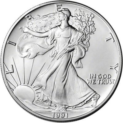 Roll of 20 - 1991 American Silver Eagle - NGC Gem Uncirculated
