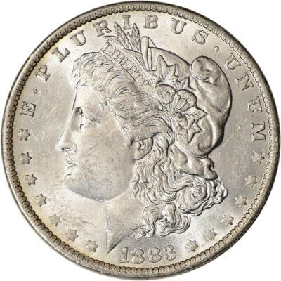 1883 O US Morgan Silver Dollar $1 - BU