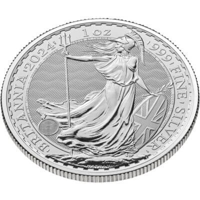 2024 Great Britain Silver Britannia £2 1 oz - BU