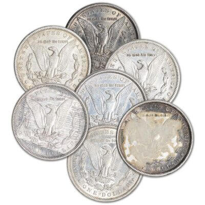 Morgan Silver Dollar Coin - Cull XF Details - Pre 1921 Random Date