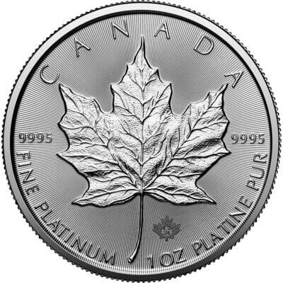 2024 Canada Platinum Maple Leaf 1 oz $50 - BU