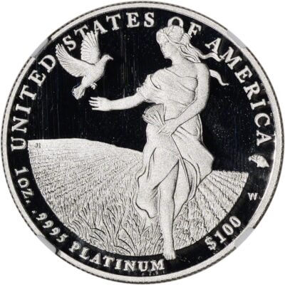 2011 W American Platinum Eagle Proof 1 oz $100 - NGC PF70 UCAM