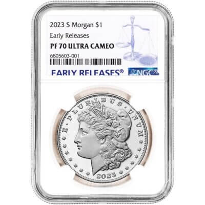 2023 S US Morgan Silver Dollar Proof $1 NGC PF70 UCAM Early Releases