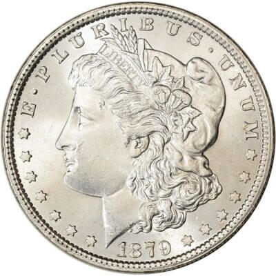 1879 US Morgan Silver Dollar $1 - BU