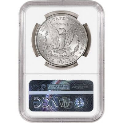 1891-S US Morgan Silver Dollar Coin $1 - NGC Brilliant Uncirculated