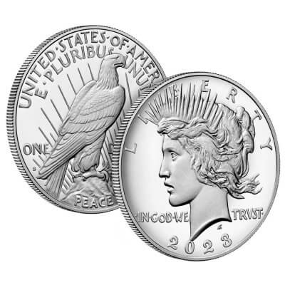 2023 S US Peace Silver Dollar Proof $1 PCGS PR70 DCAM First Day Issue