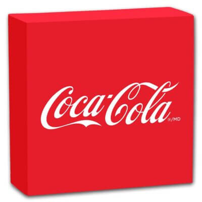2023 Niue Coca Cola Pure Silver 6 gram Bottle Cap Colorized Coin $1 in OGP