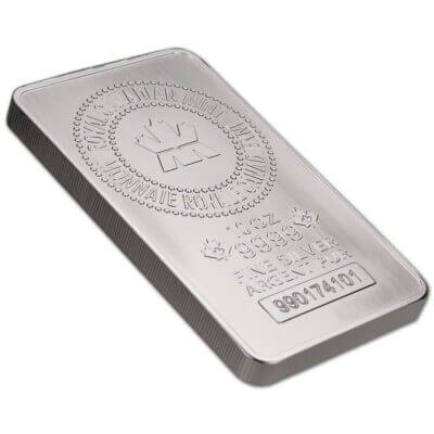 TEN (10) 10 oz. RCM Silver Bar - Royal Canadian Mint .9999 Fine