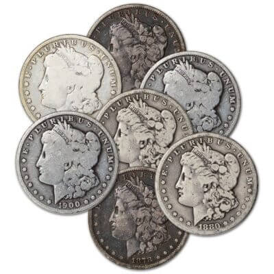 US Morgan Silver Dollar - Roll of 20 coins - Cull - Pre 1921 Random Date