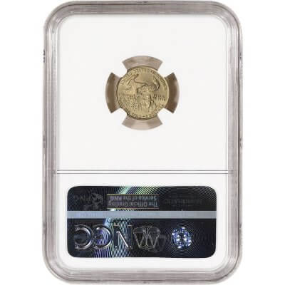 1986 American Gold Eagle Coin (1/10 oz) $5 - NGC MS69