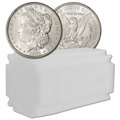 1904 O US Morgan Silver Dollar $1 - BU - Roll of 20