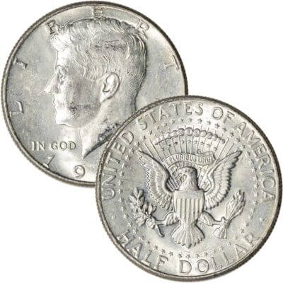 40% Silver Kennedy Half Dollars - $50 Face Value - Circulated