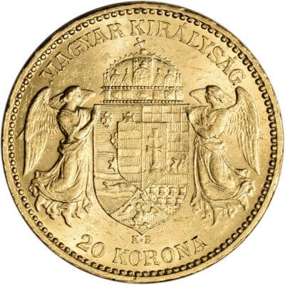 Hungary Gold 20 Korona .1960 oz - XF/AU Condition - Random Date
