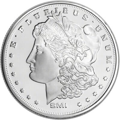 FIVE HUNDRED (500) 1 oz. Silver Round - Sunshine Morgan - .999 Fine