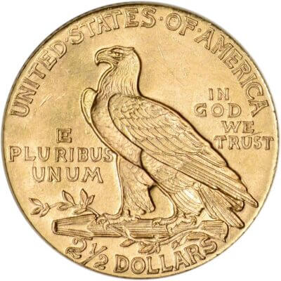 US Gold $2.50 Indian Head Quarter Eagle - PCGS MS63 - Random Date and Label