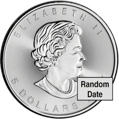 Canada Silver Maple Leaf - 1 oz - $5 - BU - Ten 10 Coins - Random Date