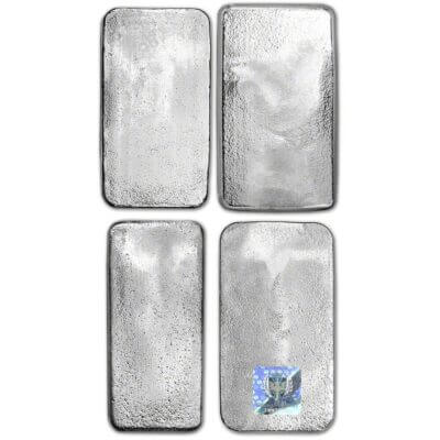10 oz Silver Bar - Random Brand - Cast Secondary Market - .999 Fine