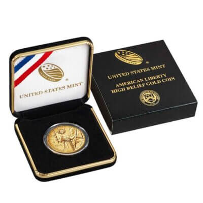 2015-W US Gold $100 American Liberty High Relief Coin