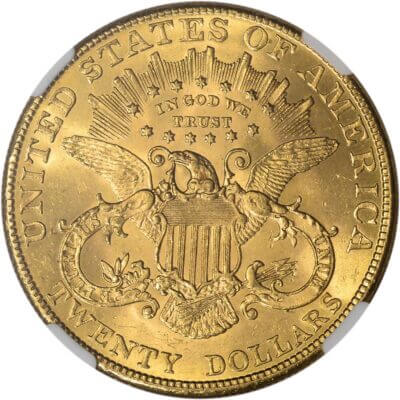 US Gold $20 Liberty Head Double Eagle - NGC MS62 - Random Date