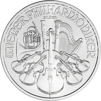 2023 Austria Silver Philharmonic 1 oz 1.5 Euro - BU