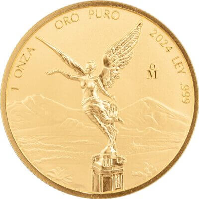 2024 Mexico Gold Libertad Reverse Proof 1 oz 1 Onza