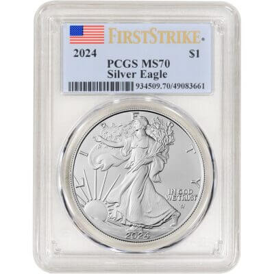 2024 American Silver Eagle - PCGS MS70 First Strike