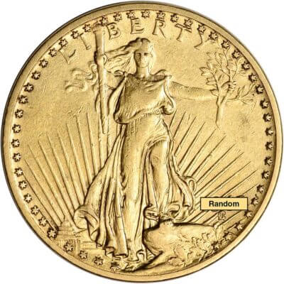 US Gold $20 Saint-Gaudens Double Eagle - VF - Random Date