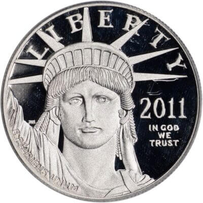 2011 W American Platinum Eagle Proof 1 oz $100 - PCGS PR70 DCAM First Strike