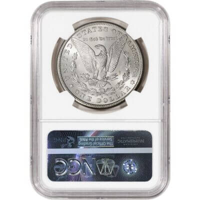 1890-S US Morgan Silver Dollar $1 - NGC Brilliant Uncirculated
