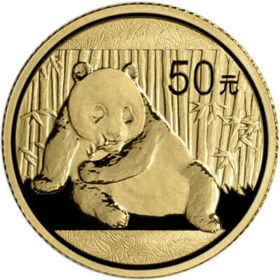 China Gold Panda 1/10 oz - BU - Mint Sealed - Random Date