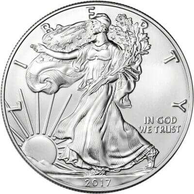 2017 American Silver Eagle 1 oz $1 - BU - Sealed 500 Coin Monster Box