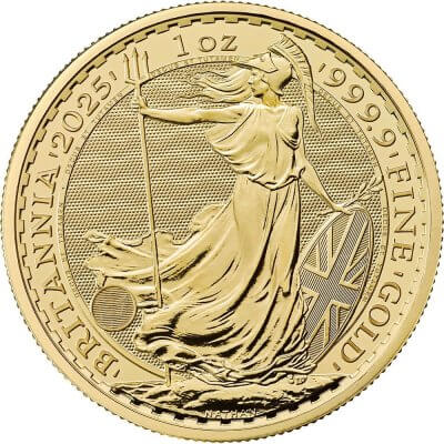 2025 Great Britain Gold Britannia £100 1 oz - BU