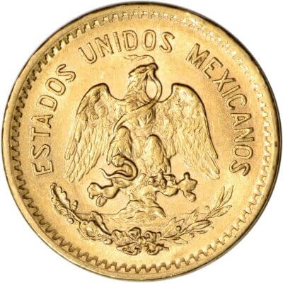 Mexico Gold 10 Pesos - XF/AU - Random Date - 0.2411 oz.