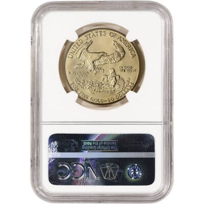 1986 American Gold Eagle 1 oz $50 - NGC MS69