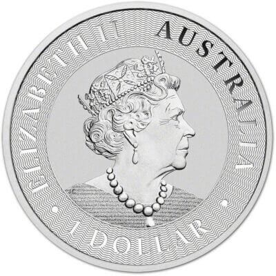 Australia Silver Kangaroo 1 oz $1 - Random Date - BU Tube of 20 Coins
