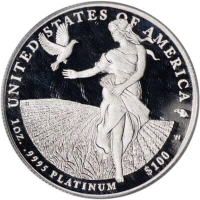 2011 W American Platinum Eagle Proof 1 oz $100 - PCGS PR70 DCAM First Strike