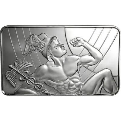 100 oz Silver Bar - Sunshine Minting Mercury .999 Fine