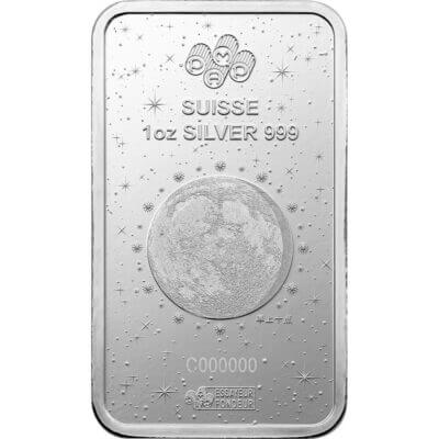 1 oz Silver Bar - PAMP Suisse - Lunar Legends White Snake .999 Fine in Assay