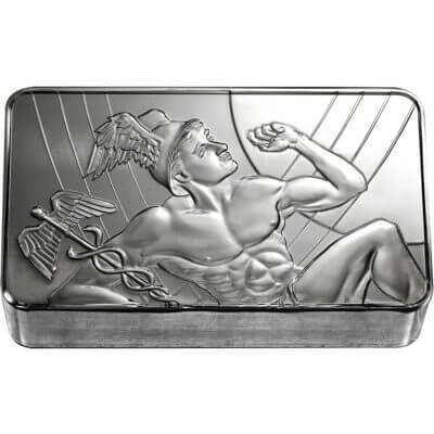 100 oz Silver Bar - Sunshine Minting Mercury .999 Fine