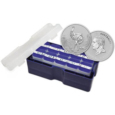 2024 P Australia Silver 2 oz Next Generation Emu $2 Sealed Box 120 Coins