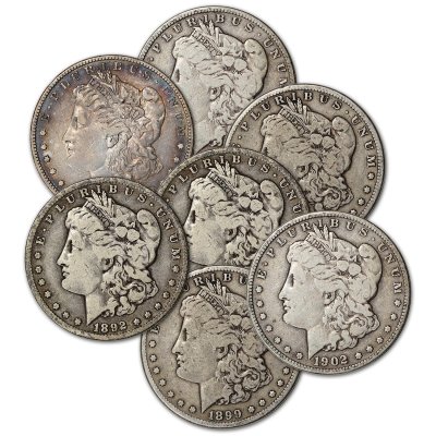 US Morgan Silver Dollar - VG+ - Pre 1921 Random Date