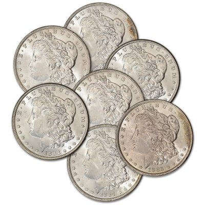 US Morgan Silver Dollar - BU - Pre 1921 Random Date