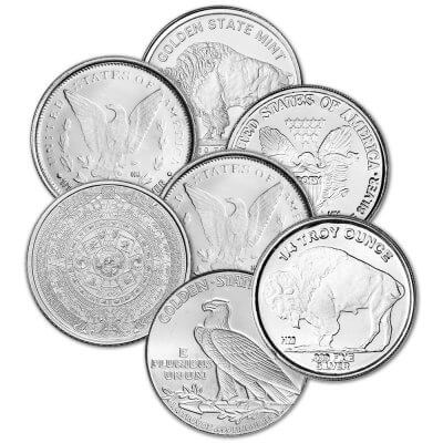 1/4 oz Silver Round - Random Brand - Secondary Market - .999