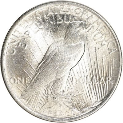 1924 Peace Silver Dollar Coin $1 - BU