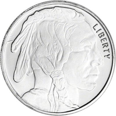 1/2 oz. Highland Mint Silver Round Buffalo .999