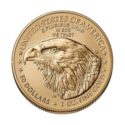 2024 W American Gold Eagle 1 oz Burnished $50 CAC MS70 First Delivery