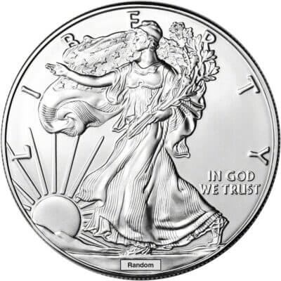 Random Date American Silver Eagle (1 oz) $1 - BU